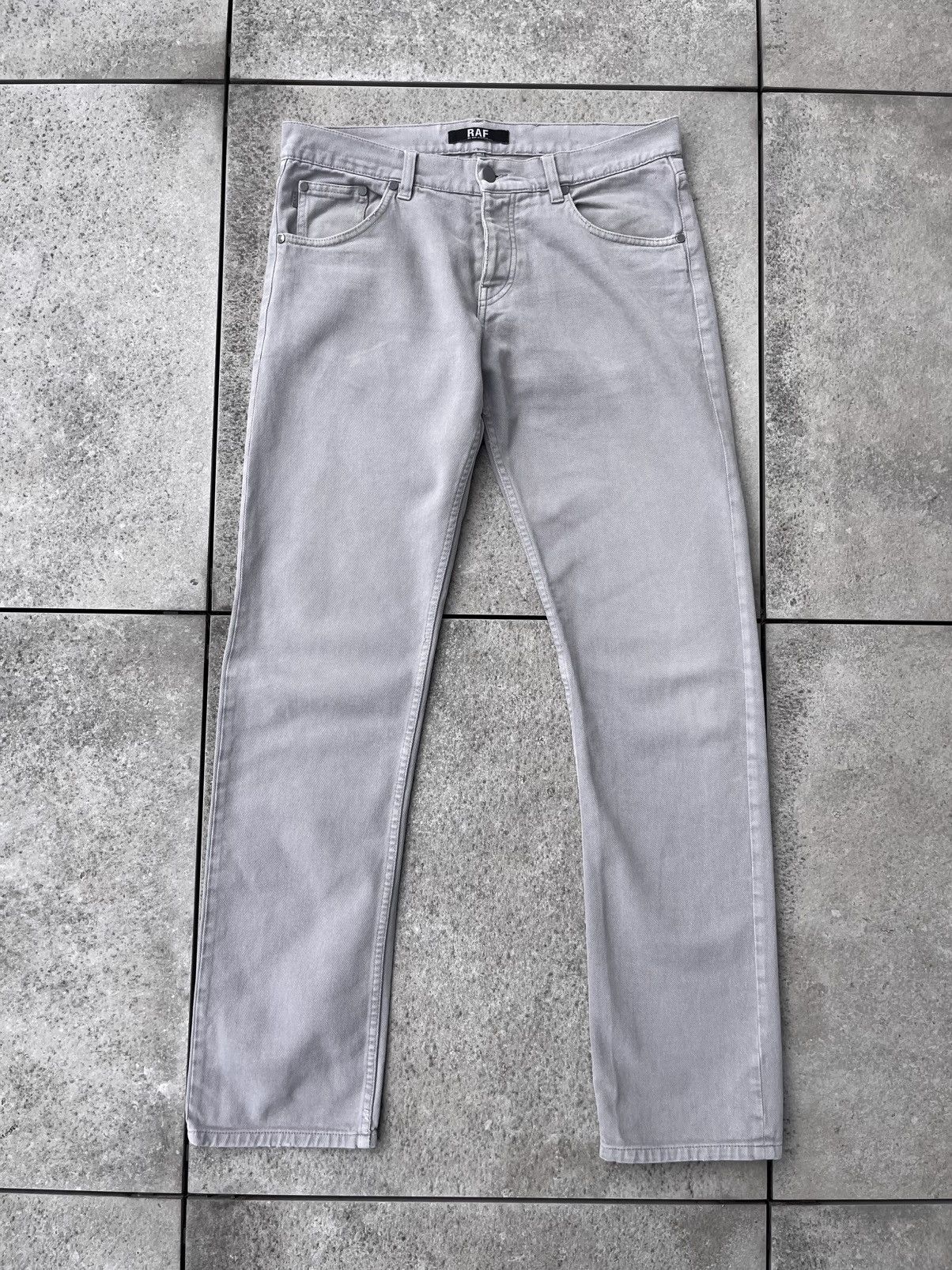 Raf Simons Archive Raf by Raf Simons late 00s straight denim jeans: Size US 33 - 1 Thumbnail