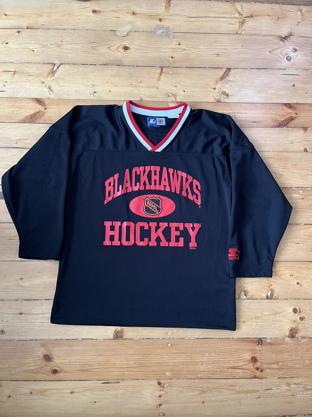 Starter Starter 80s Chicago Blackhawks legend Chris Chelios jersey Size US M / EU 48-50 / 2 - 2 Thumbnail