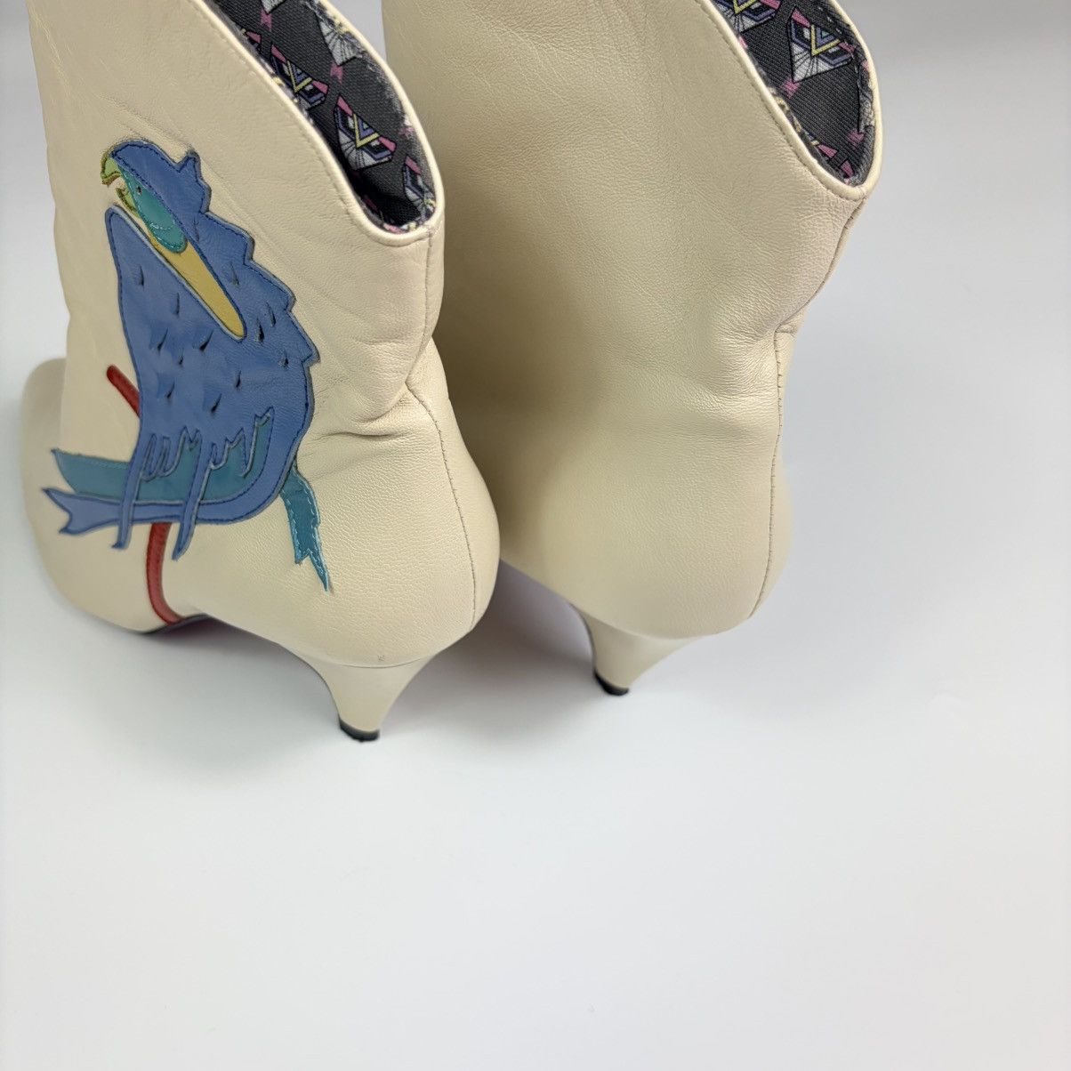 Other Irregular Choice Kiwis Angel Parrot Leather Boots EU39 Size US 9 / IT 39 - 4 Thumbnail