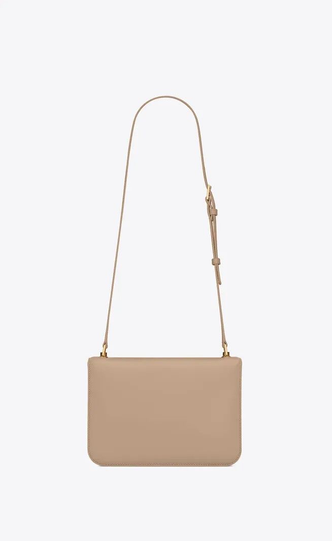 Saint Laurent Paris o1s1wg111024 Size : OS /Le Carre Satchel Leather Bag Beige Size ONE SIZE - 2 Thumbnail
