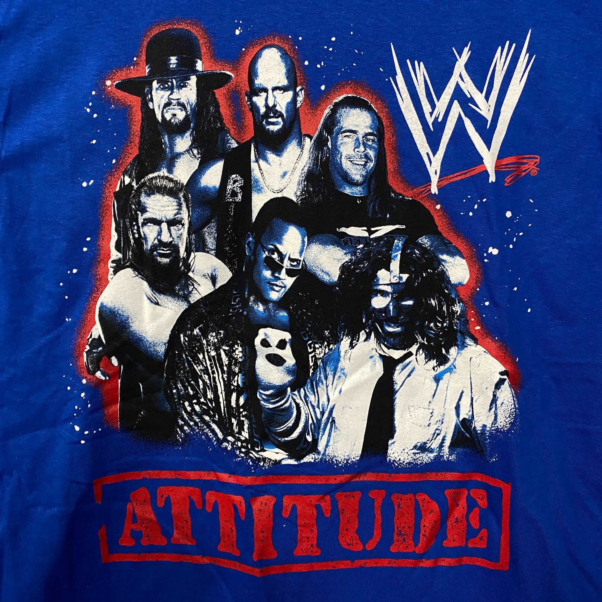 WWE WWE Attitude Era Graphic Design T-shirt Medium Size US M / EU 48-50 / 2 - 2 Thumbnail