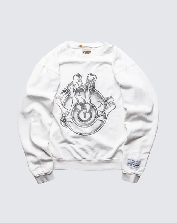 Gallery Dept. o1mle0326 G Ball Crewneck Sweatshirt in White Size US S / EU 44-46 / 1 - 1 Thumbnail