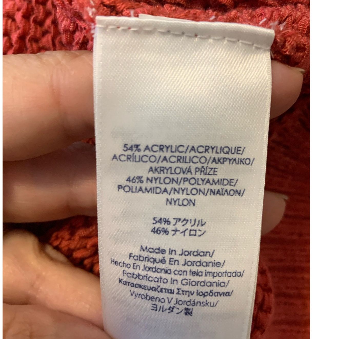 Chaps Chaps blush pink v neck long sleeves sweater size Large Size L / US 10 / IT 46 - 4 Thumbnail
