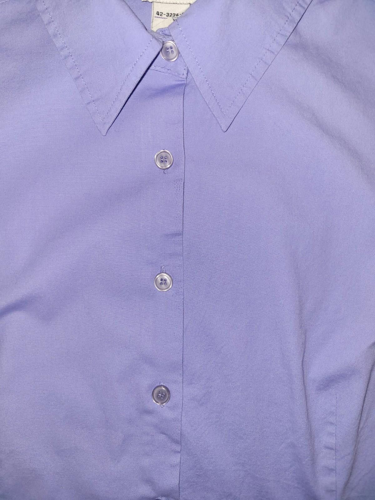 Designer J.G. HOOK women's lavender 3/4 sleeve button-up collared XL Size XL / US 12-14 / IT 48-50 - 3 Thumbnail