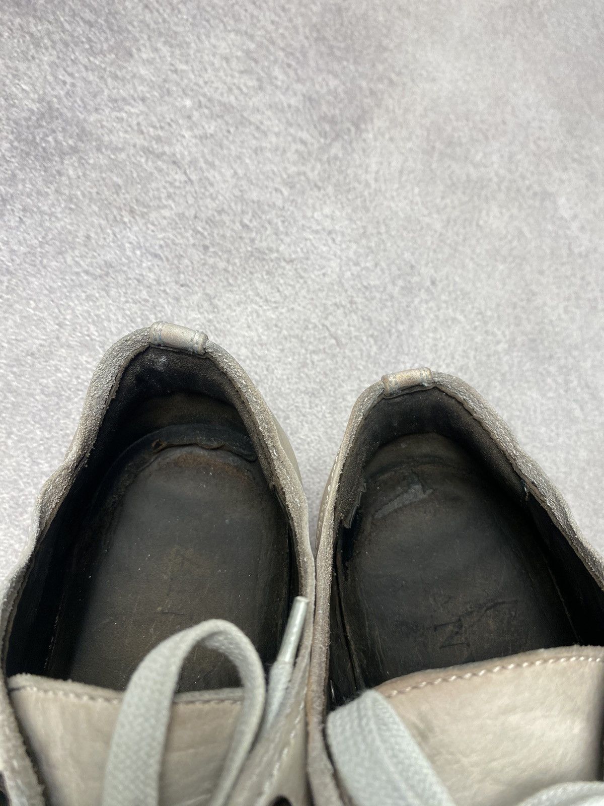 Lanvin Vintage Lanvin Distressed Cap Toe Leather sneakers Size US 8 / EU 41 - 17 Thumbnail