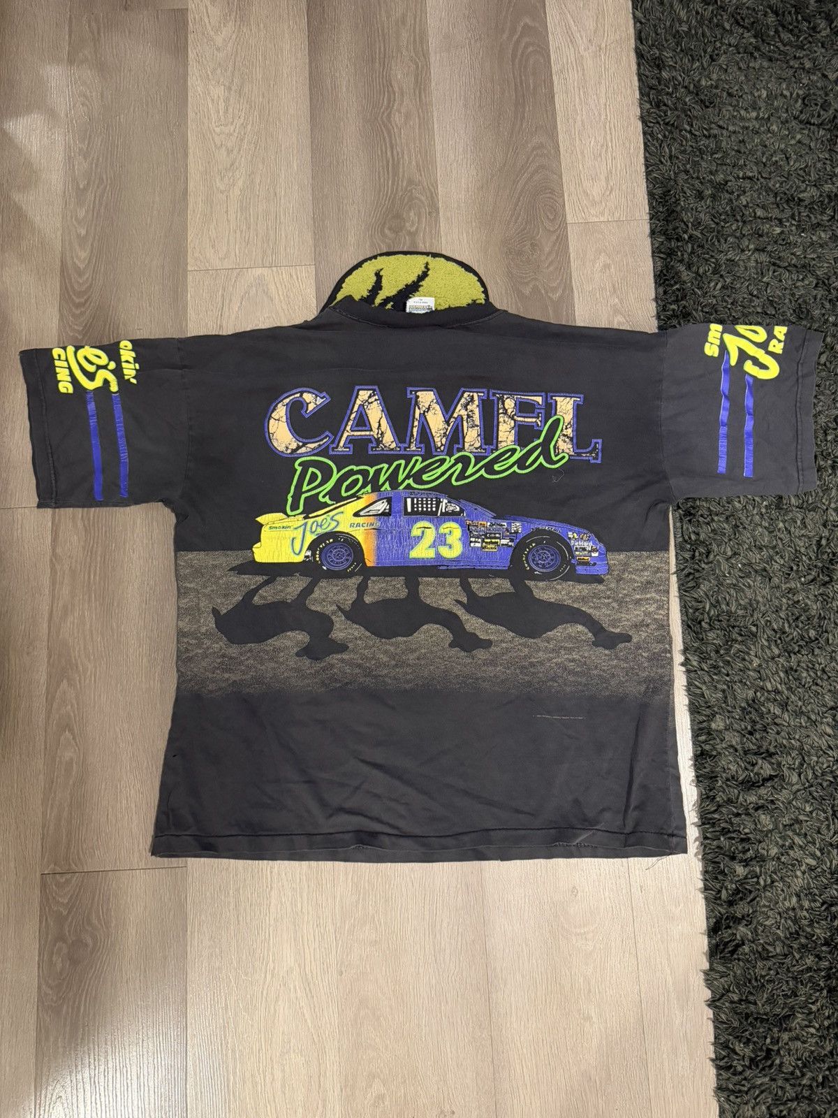 Vintage Vintage Smoking Joe Racing Tee Size US XL / EU 56 / 4 - 2 Thumbnail