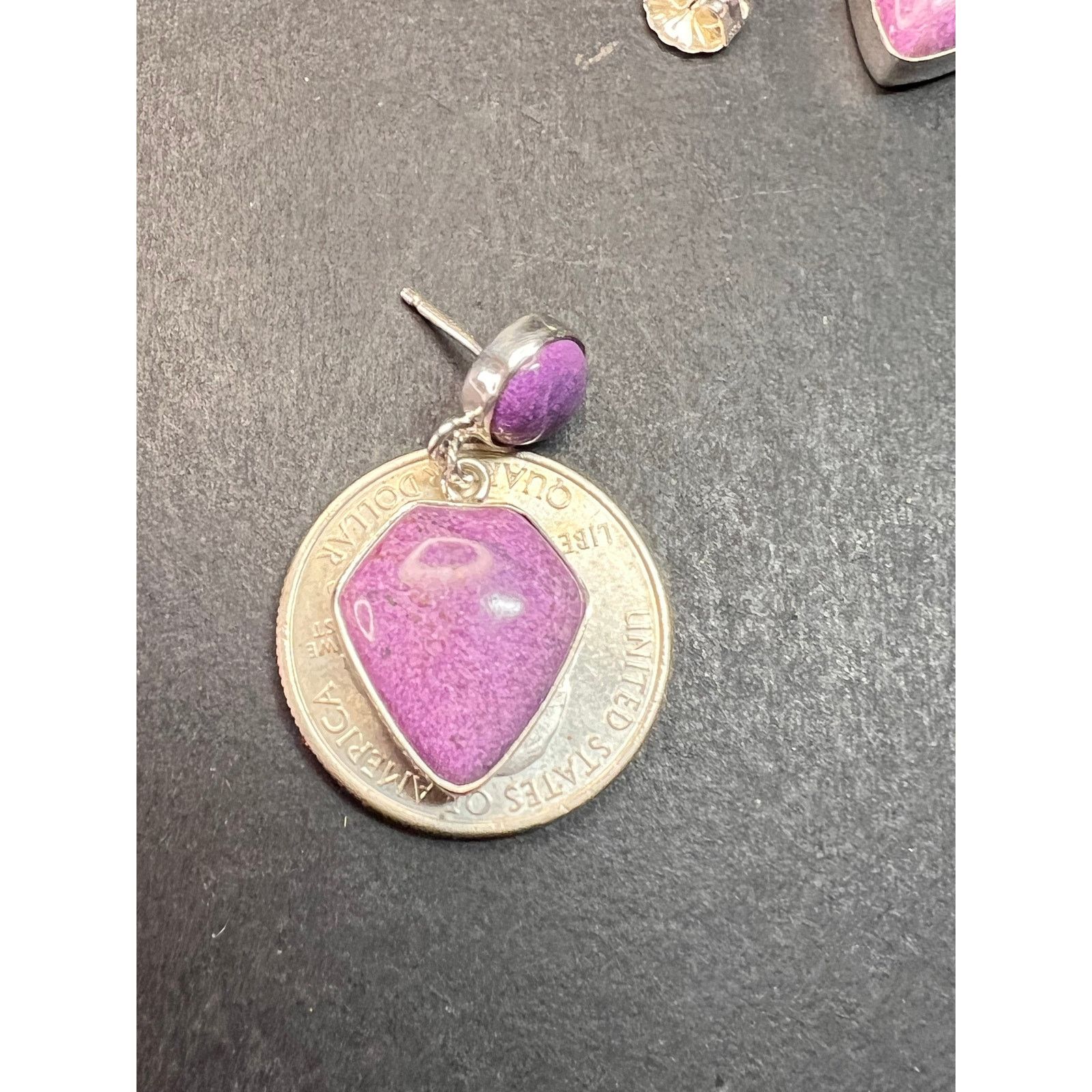 Other NEW Jay King stichtite sterling silver earrings Size ONE SIZE - 4 Thumbnail