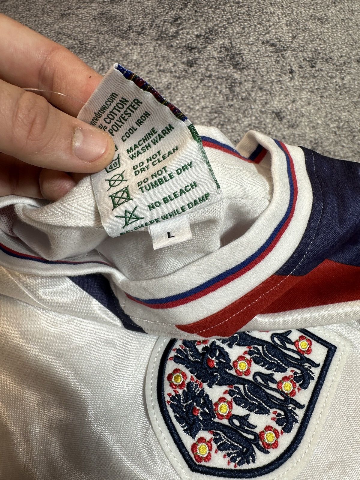 Vintage Vintage England Soccer Jersey Blokecore Style Rare Casual L Size US L / EU 52-54 / 3 - 3 Thumbnail