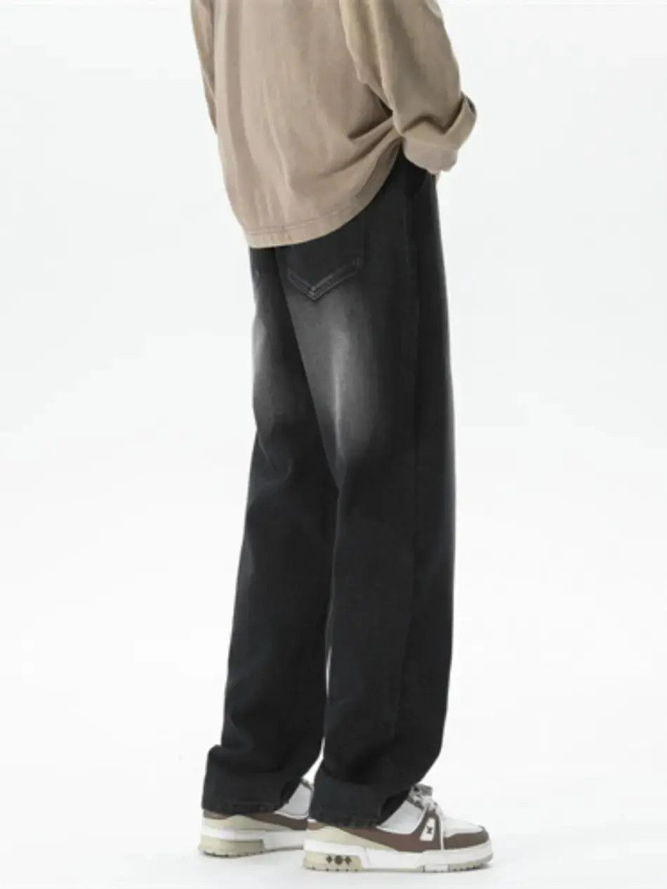 Japanese Brand Straight fit loose casual wide leg jeans Size US 32 / EU 48 - 5 Thumbnail