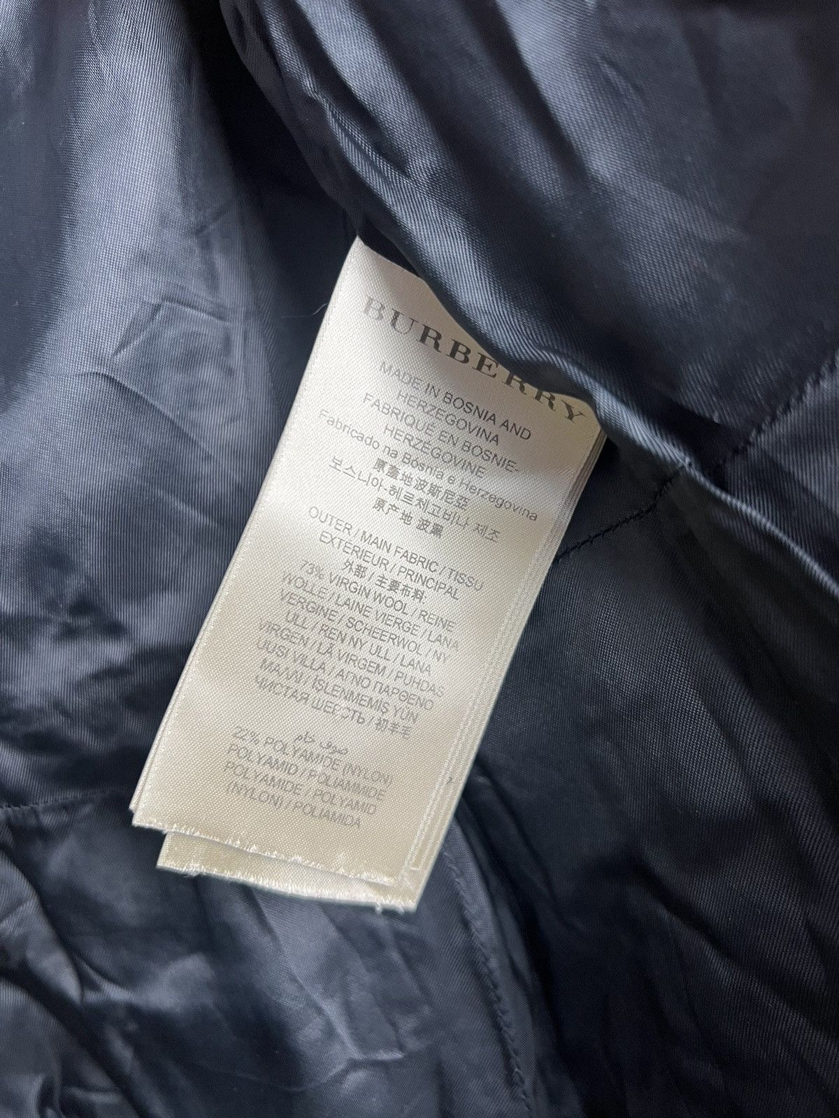 Burberry × Designer Burberry red wool coat jacket S designer luxury old money y2k Size S / US 4 / IT 40 - 5 Thumbnail