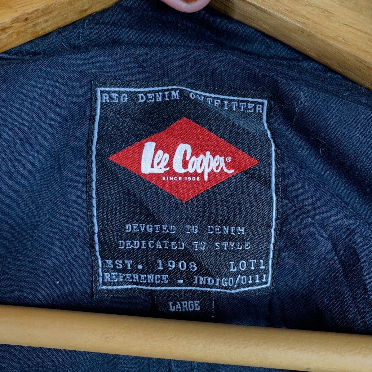 Vintage LEE COOPER American Casuawear Double Pocket Hoodie Jacket Size US L / EU 52-54 / 3 - 5 Thumbnail