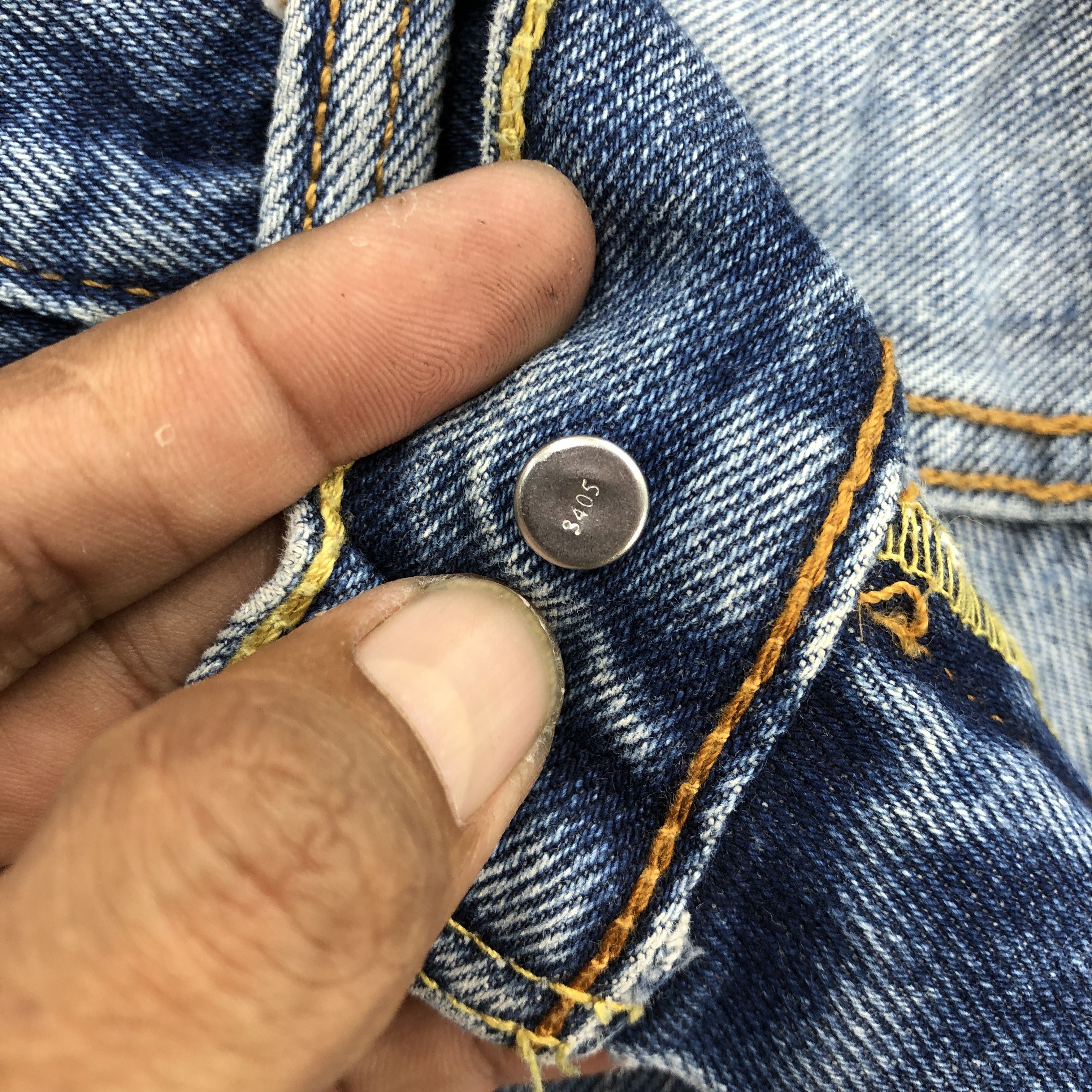 Levi's Vintage Y2K Levis 505 Jeans Levi's Stonewash Faded Denim Size US 36 / EU 52 - 7 Thumbnail