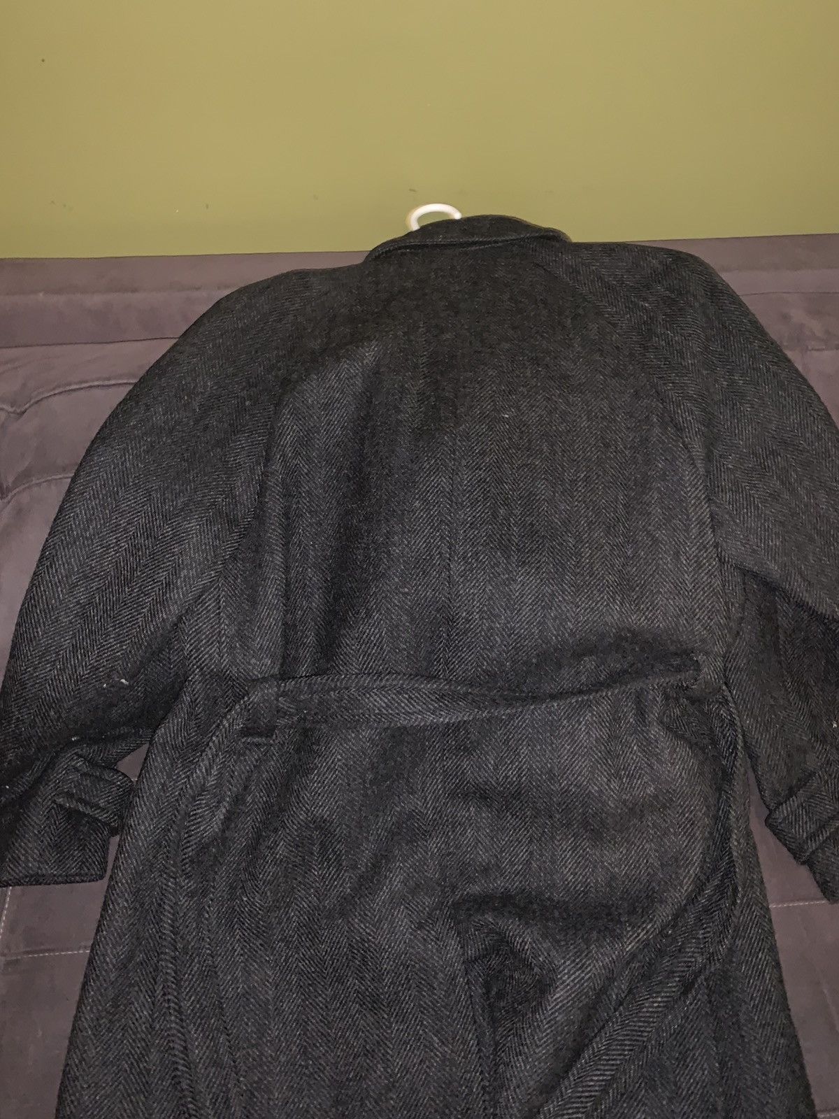 Vintage Pure New Wool Trench Coat Size US L / EU 52-54 / 3 - 2 Thumbnail