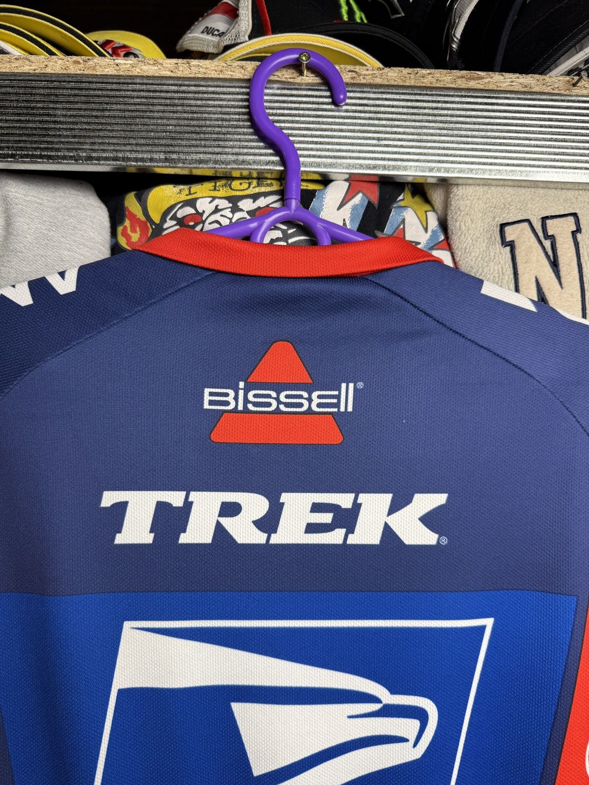 Other USPS Cycling Jersey Nike Subaru Trek Pockets Half-Zip Size US M / EU 48-50 / 2 - 12 Thumbnail