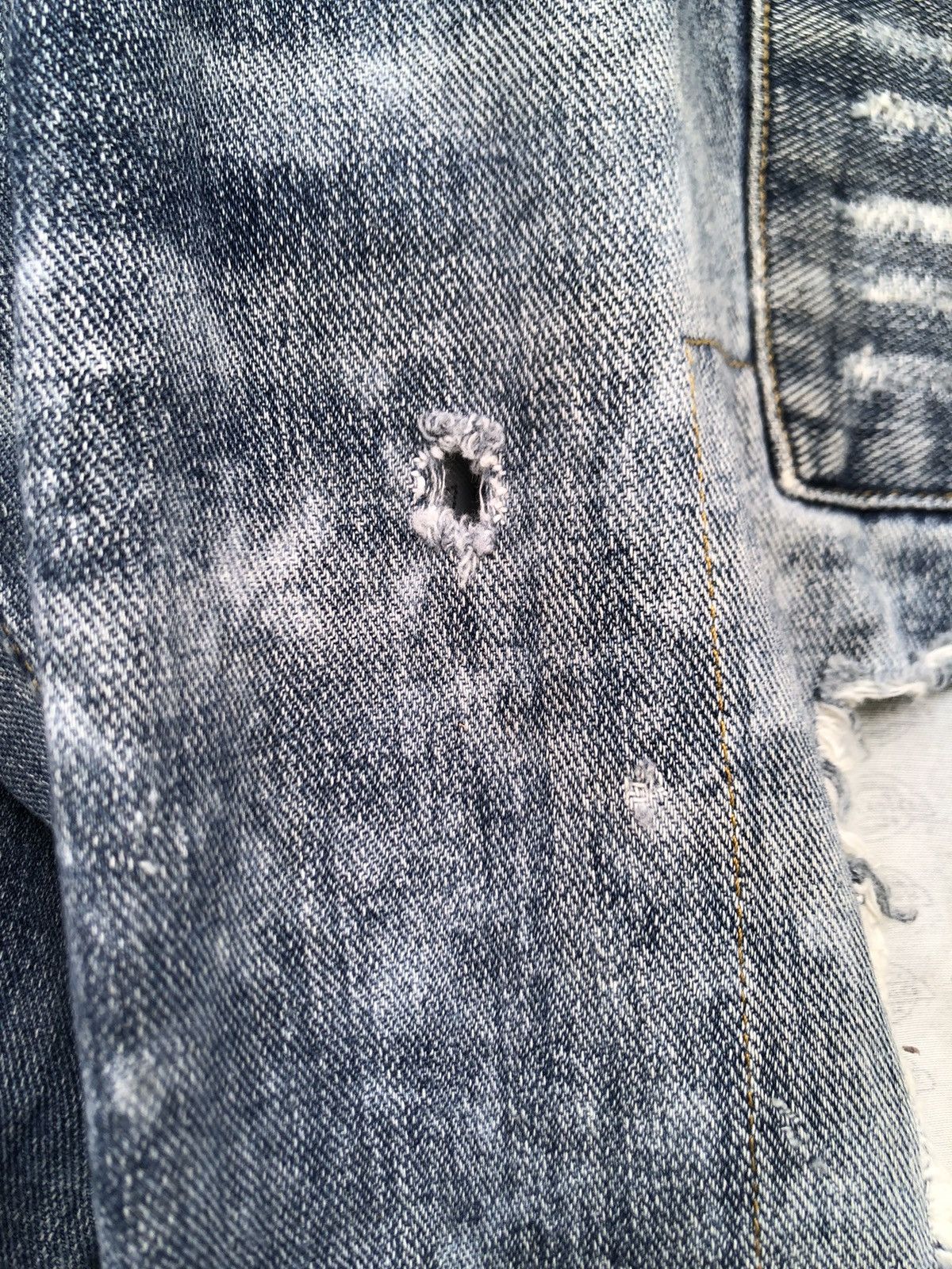 Dickies 🔥Distressed Dickies Denim Panst Size US 33 - 5 Thumbnail