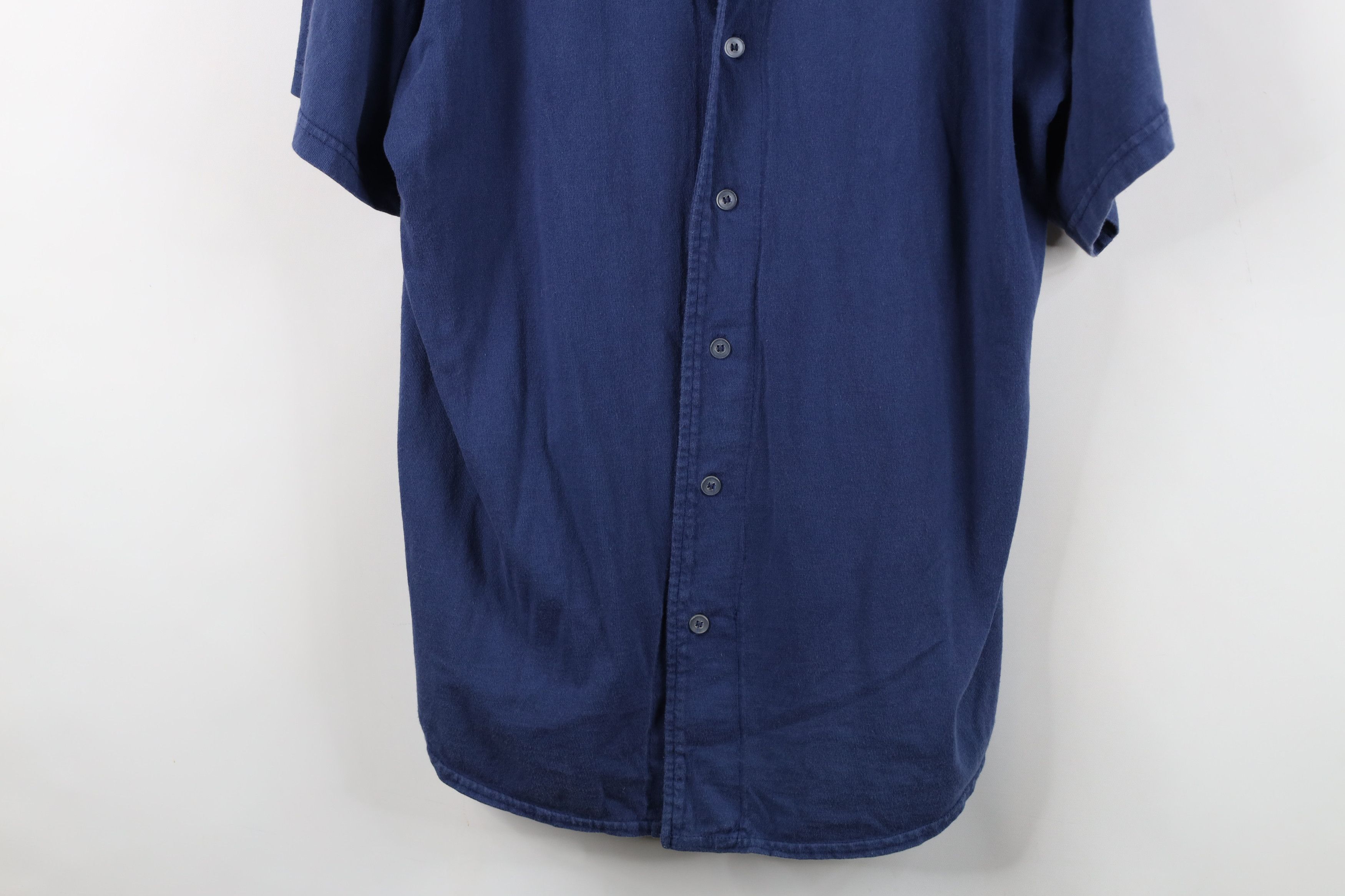 Vintage Vintage 90s Streetwear Short Sleeve Baseball Jersey USA Size US L / EU 52-54 / 3 - 3 Thumbnail