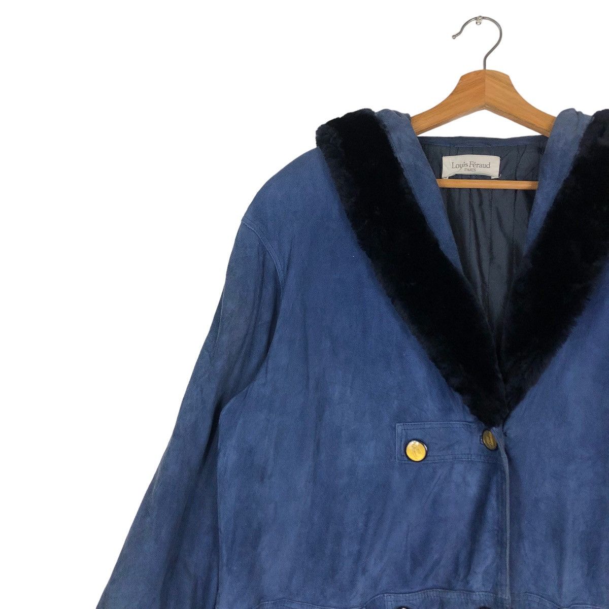 Louis Feraud 🔥Vintage Long Jacket Louis Feraud Paris Mink Fur Hoodie Size US M / EU 48-50 / 2 - 7 Thumbnail