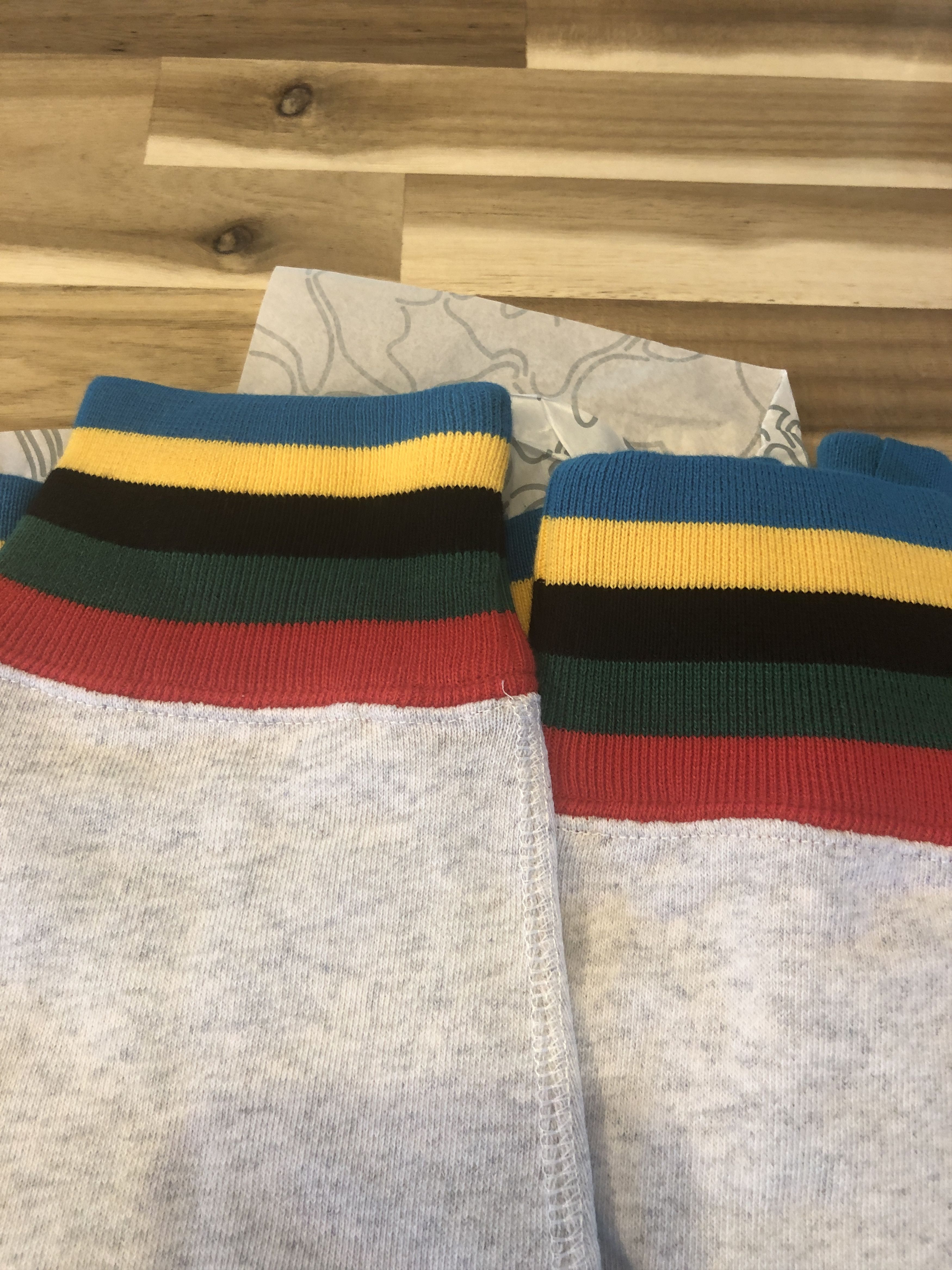 Bape A BATHING APE BAPE MULTICOLOR COLLEGE CREWNECK SWEATSHIRT Size US M / EU 48-50 / 2 - 5 Thumbnail