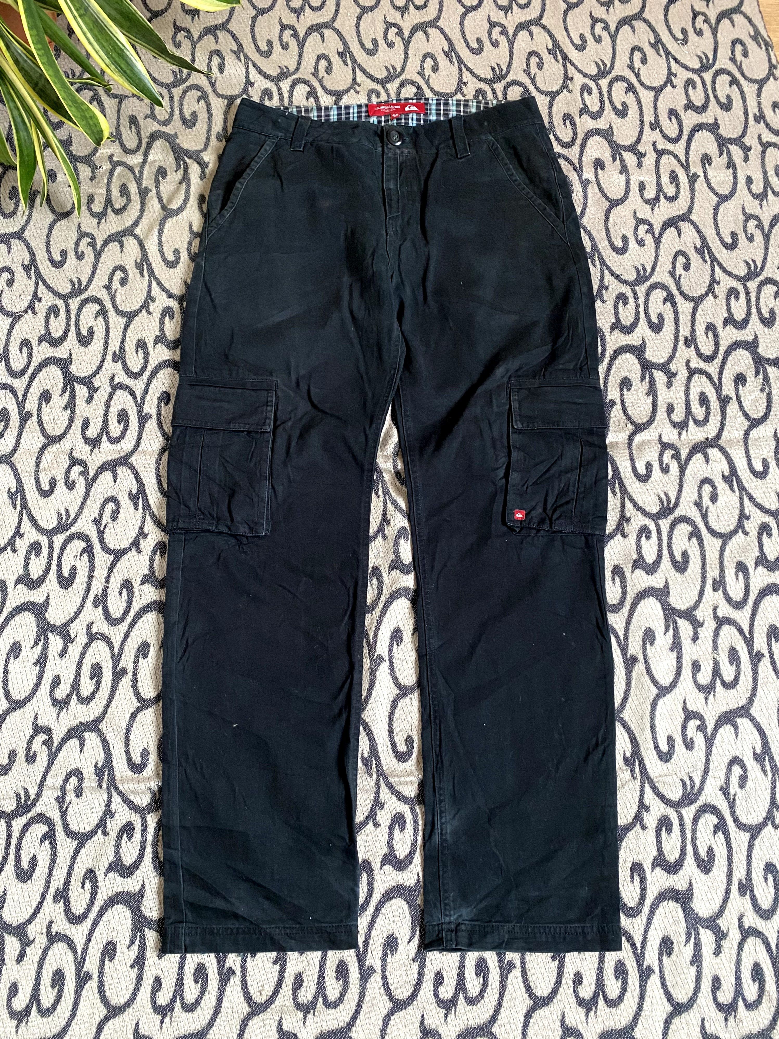 Billabong × Quiksilver Vintage Quiksilver Cargo Pants Streetwear Size US 31 - 3 Thumbnail