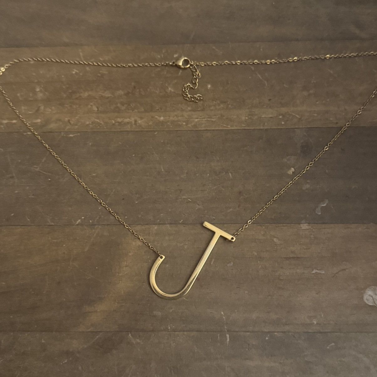 Other Gold tone initial letter J necklace Size ONE SIZE - 3 Thumbnail