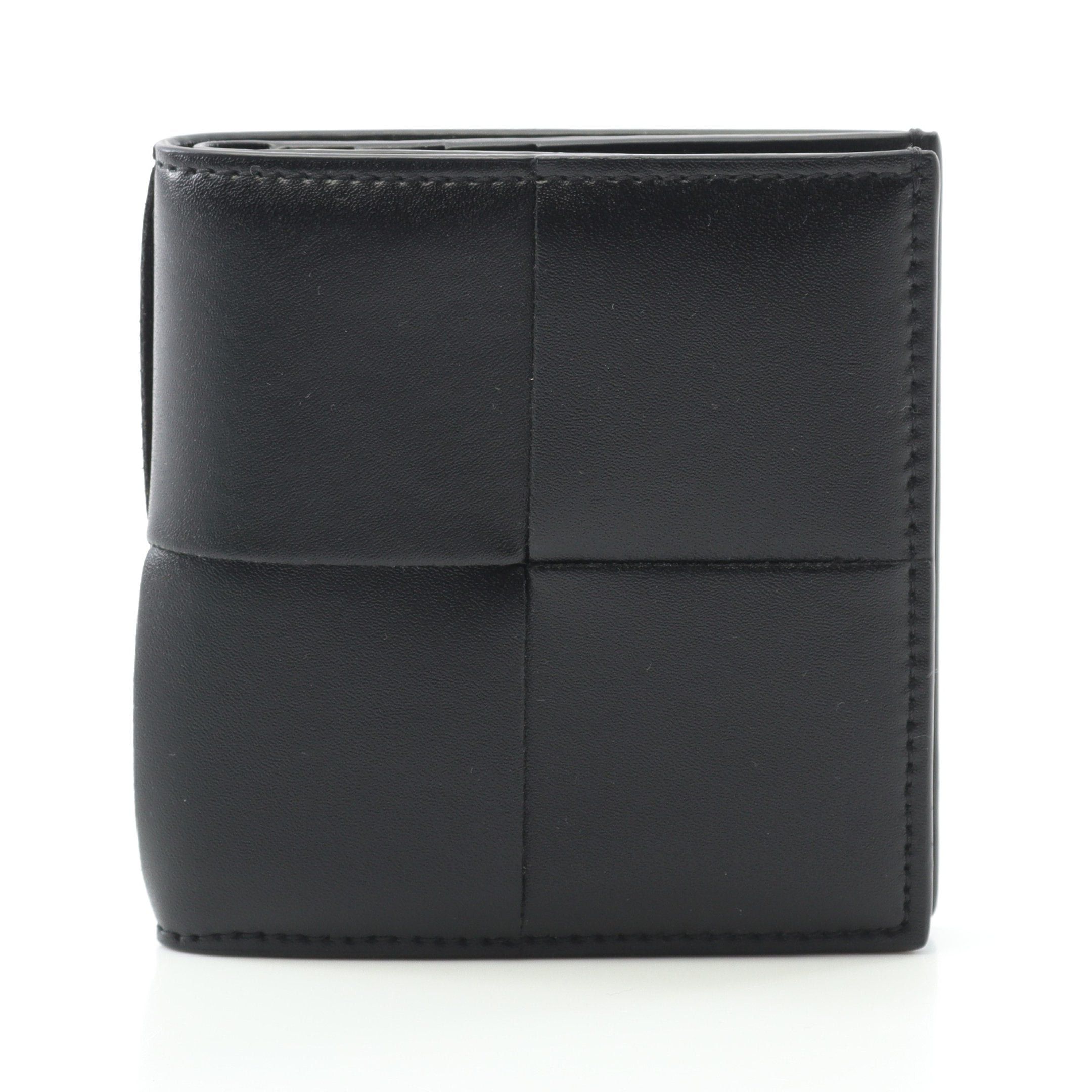 Bottega Veneta Bottega Veneta Cassette Slim Maxi Intrecciato Wallet Leather Black Size ONE SIZE - 1 Thumbnail
