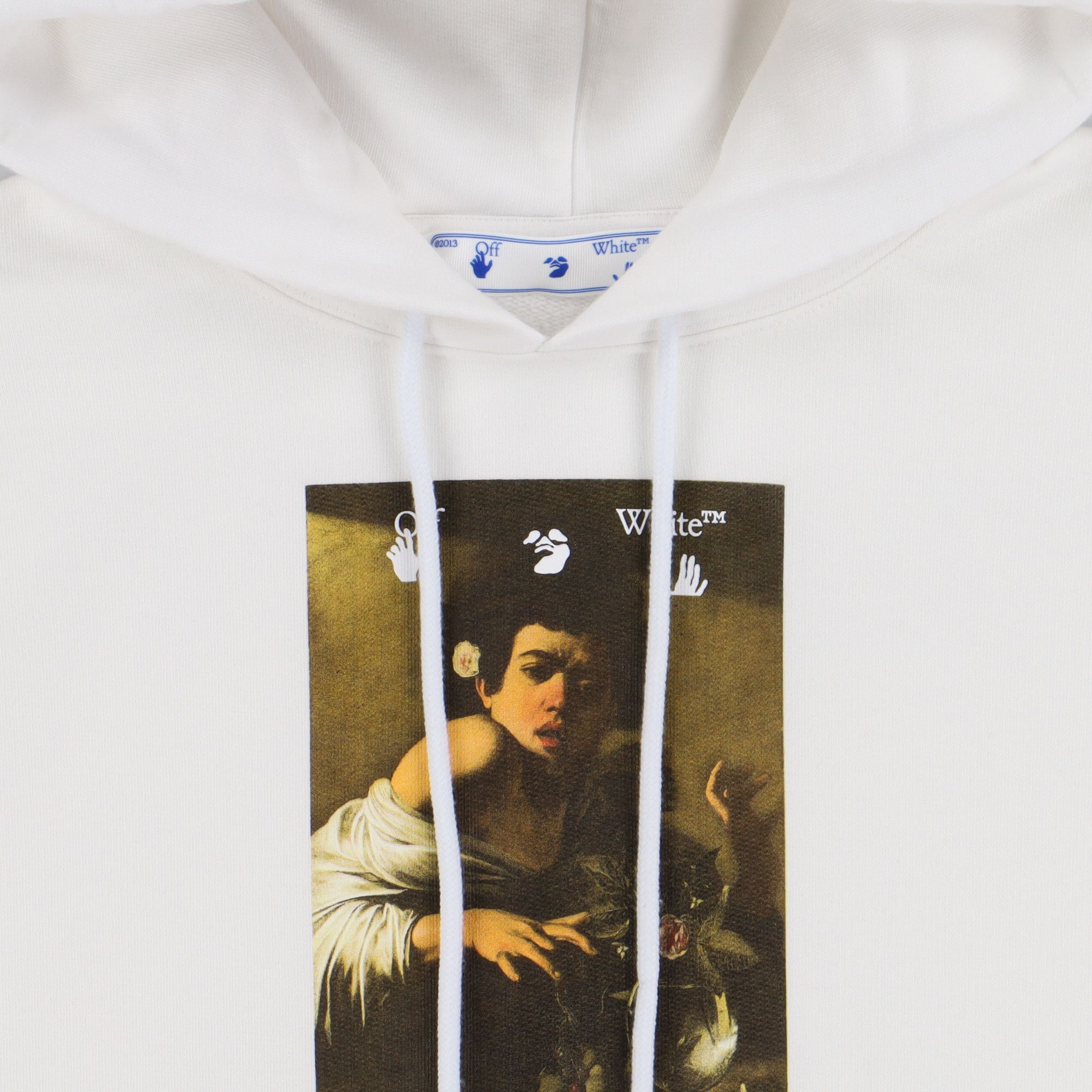 Off-White White Caravaggio Boy Oversized Skate Hoodie Size US L / EU 52-54 / 3 - 5 Thumbnail