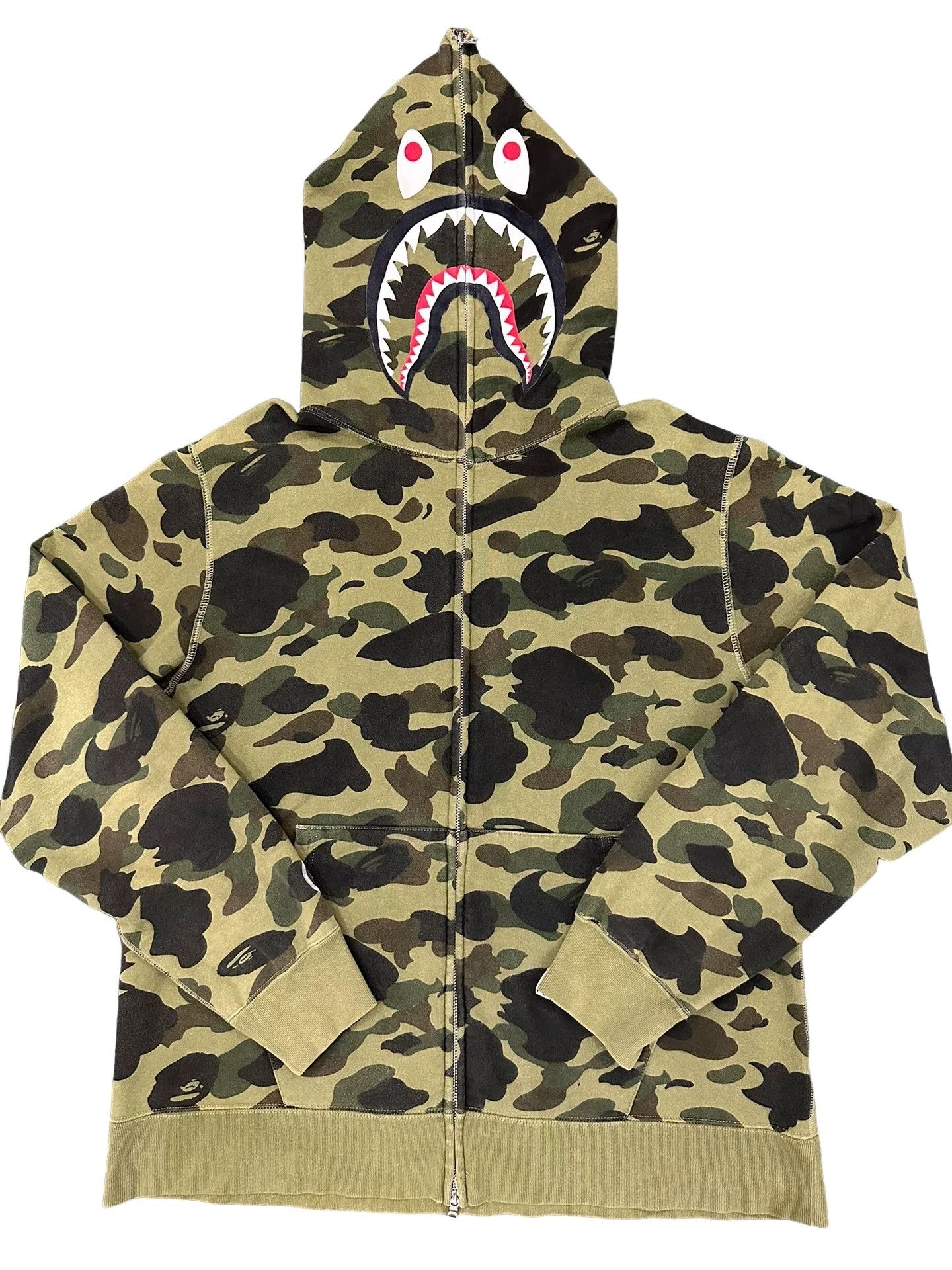 Bape BAPE Shark Camo Hoodie Size 2XL Size US XXL / EU 58 / 5 - 1 Thumbnail