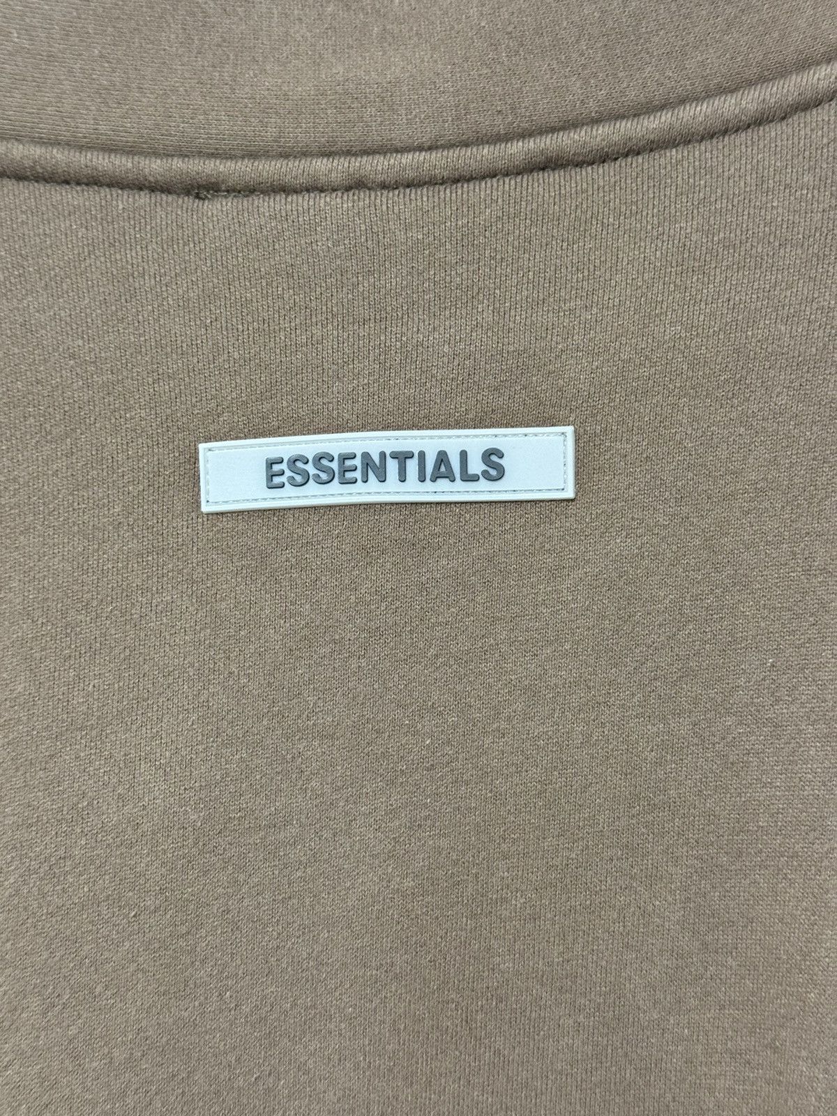 Fear of God 💥Fear of God Essentials Half Zip Pullover SZ Small Taupe Size US S / EU 44-46 / 1 - 11 Thumbnail