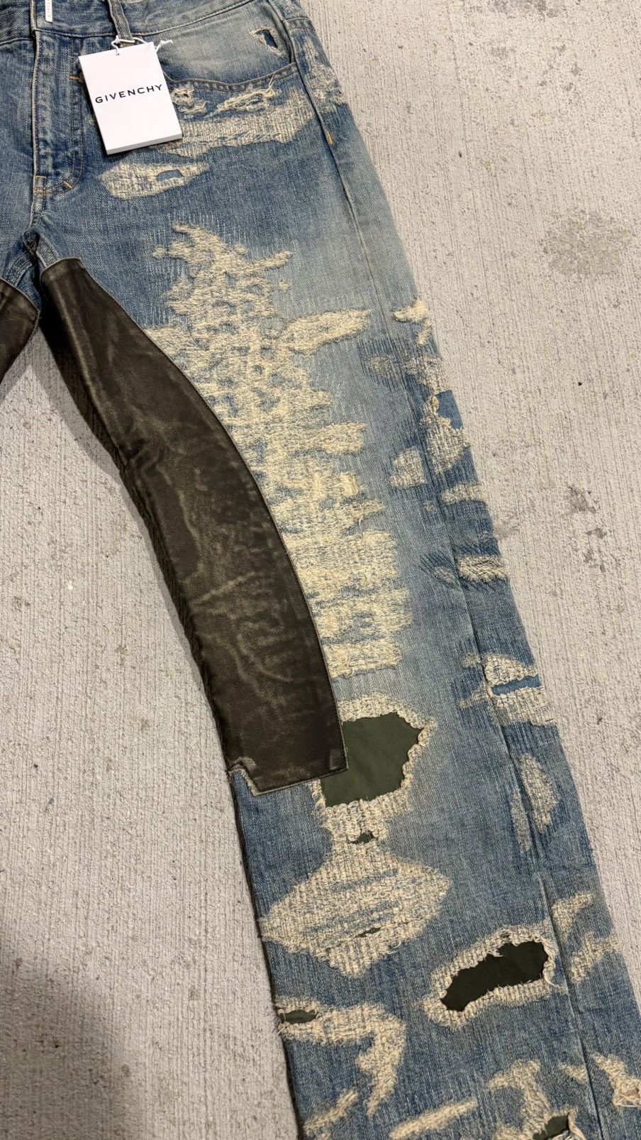 Givenchy Givenchy Moleskin Boro Denim Size US 33 - 5 Thumbnail