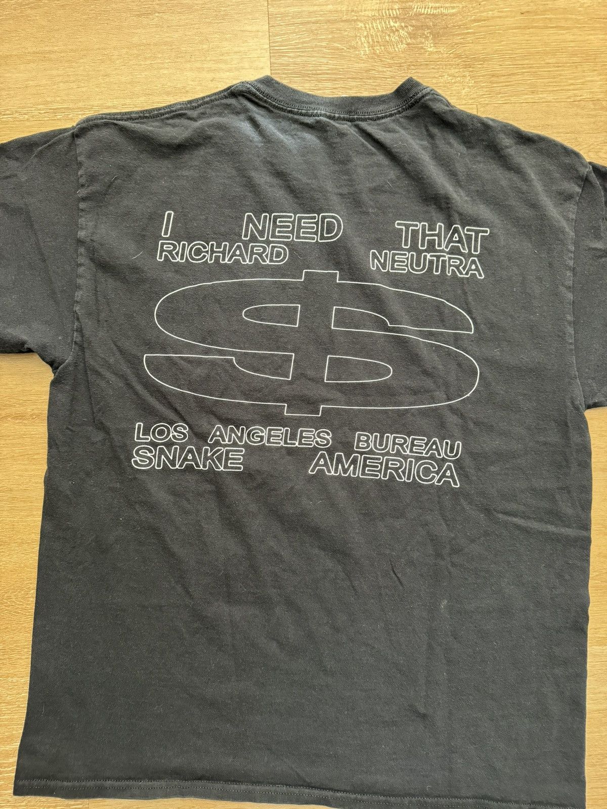 Los Angeles Apparel ‘I Need That Richard Neutra Money’ Vintage Pocket Tee Size US L / EU 52-54 / 3 - 8 Thumbnail