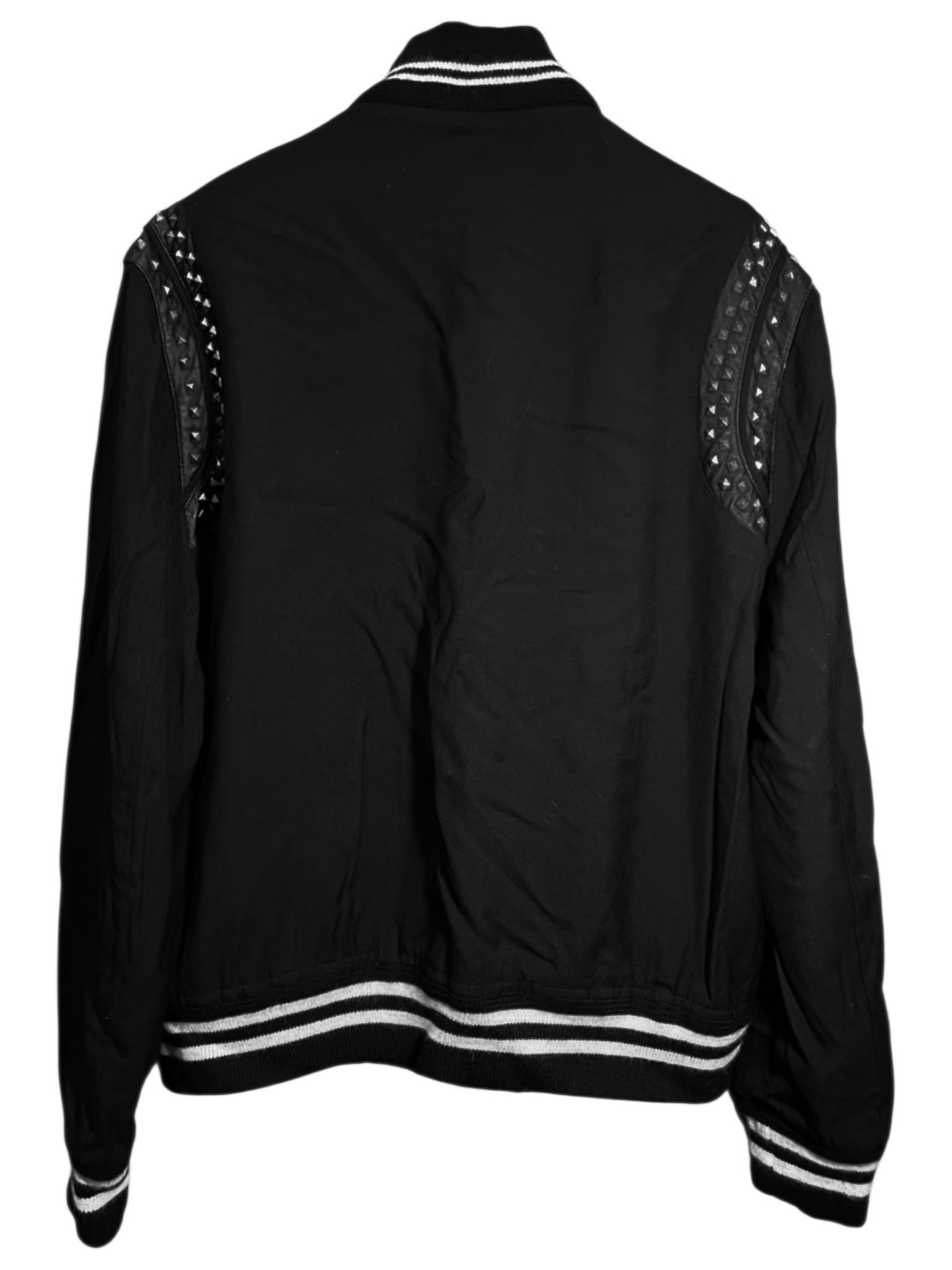 Saint Laurent Paris Saint Laurent 2015 Studded Teddy Varsity Jacket Size US L / EU 52-54 / 3 - 2 Thumbnail