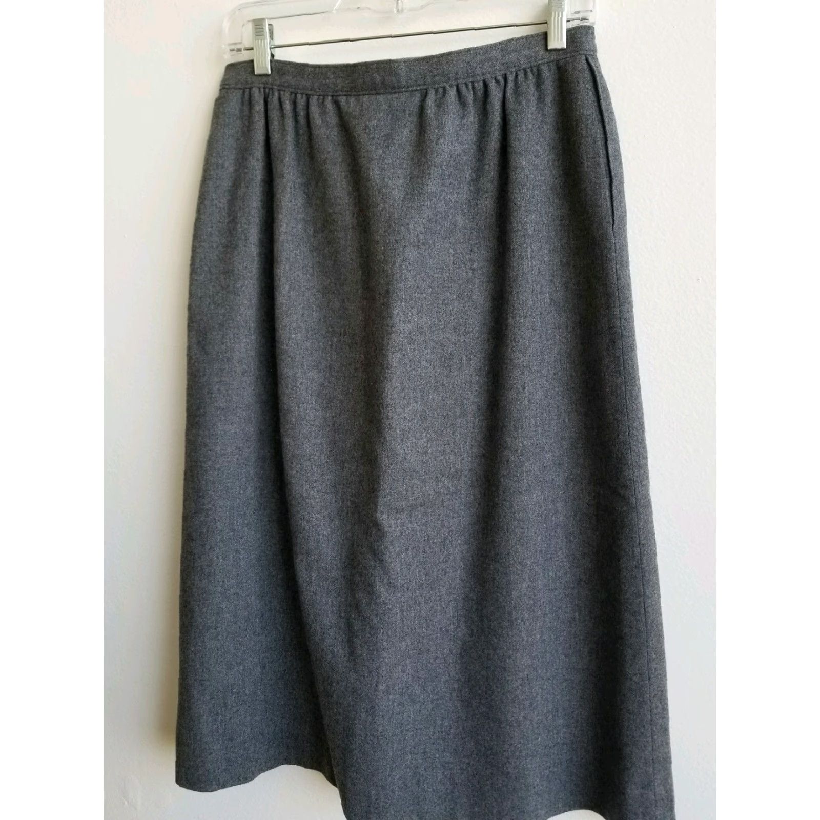 Pendleton PENDLETON Woman 100% Virgin Wool Charcoal Gray 30 in. Waist Size 8 Skirt Size 30" / US 8 / IT 44 - 2 Thumbnail