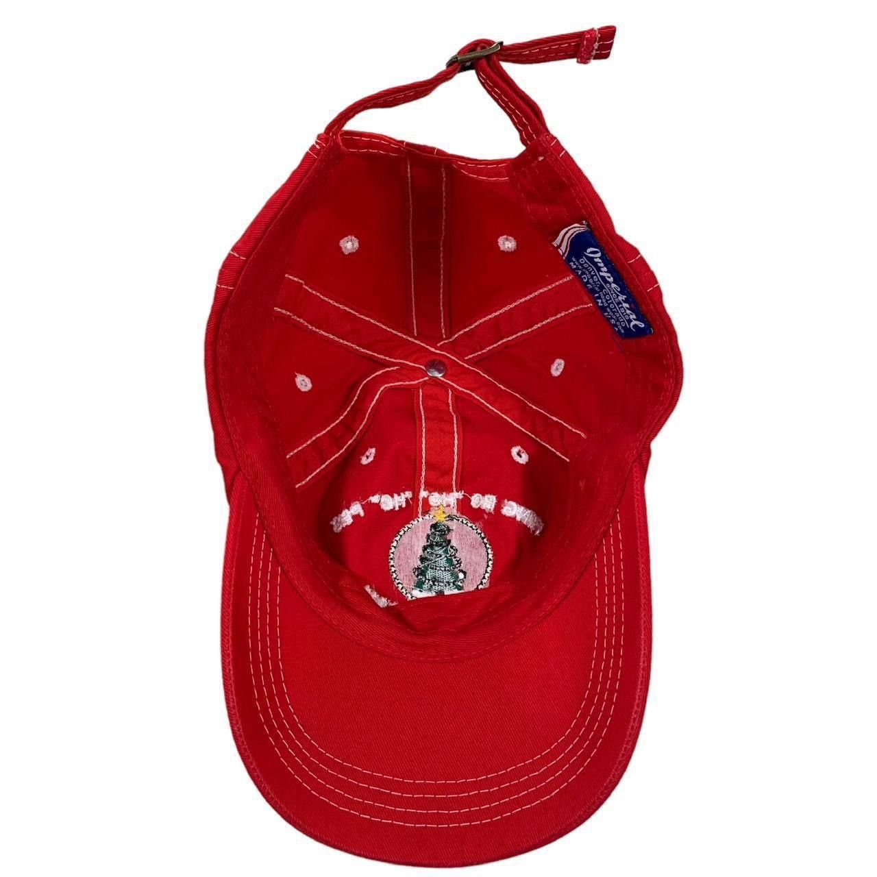 Vintage King Ropes Sheridan Wyoming Red Christmas 2011 Strapback Size ONE SIZE - 7 Thumbnail