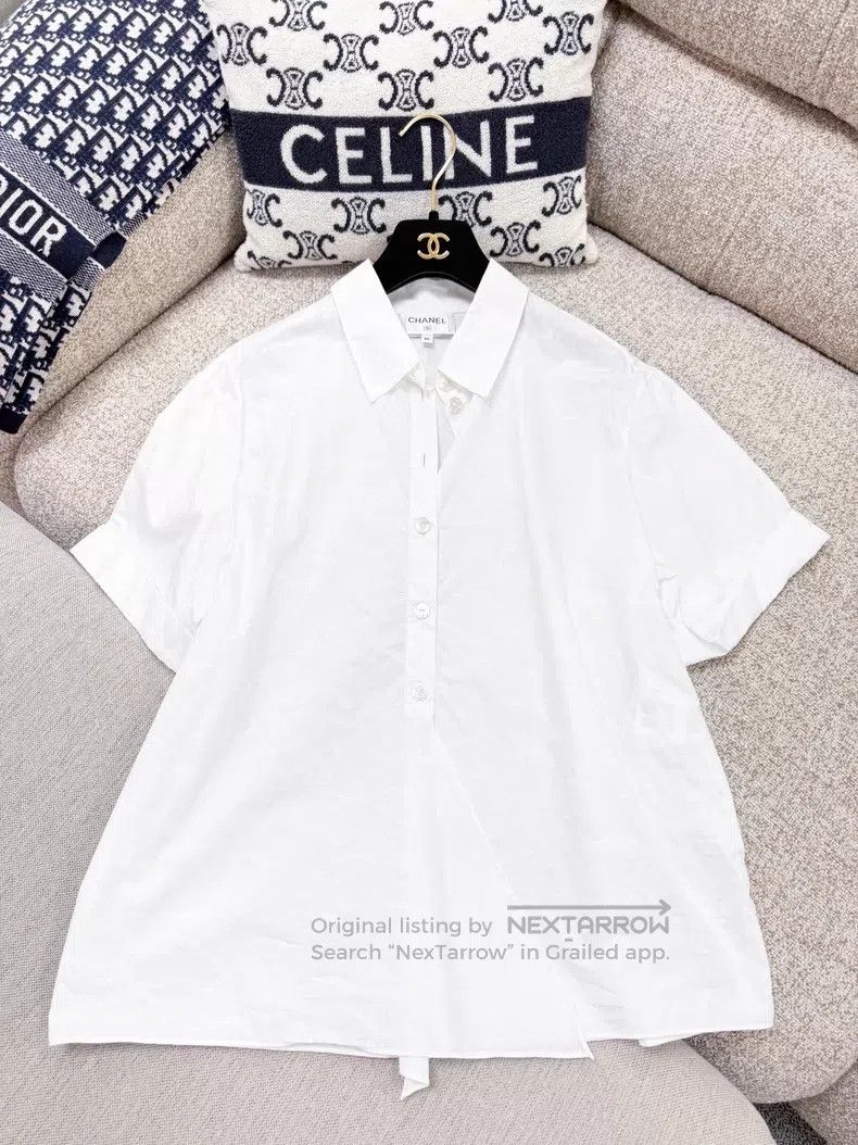 Chanel Chanel Star dark pattern short-sleeved shirt Size S / US 4 / IT 40 - 2 Thumbnail