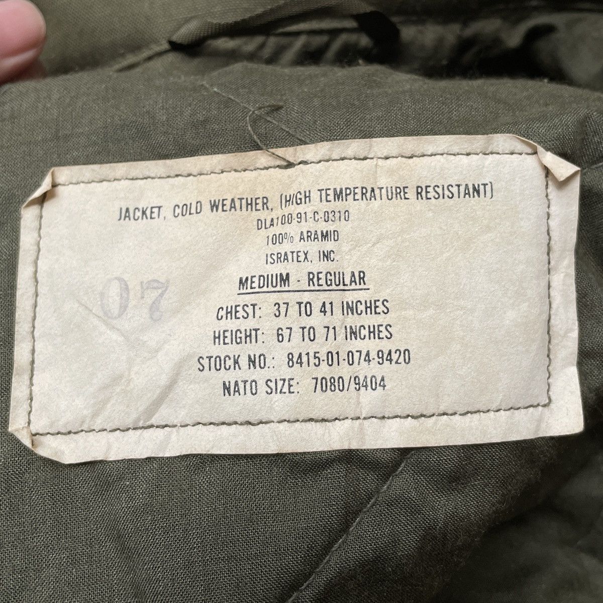 Vintage Vintage Military Usmc Fly Jacket 1970s Size US M / EU 48-50 / 2 - 10 Thumbnail