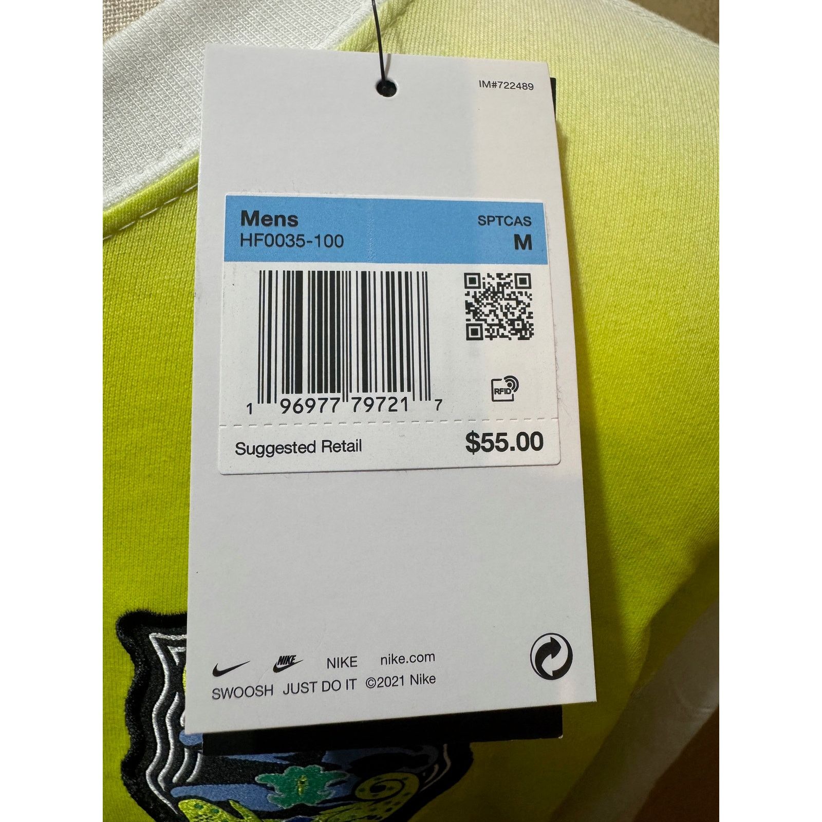 Nike Nike SB YA Lizard Graphic White Long Sleeve Shirt Medium Size US M / EU 48-50 / 2 - 4 Thumbnail