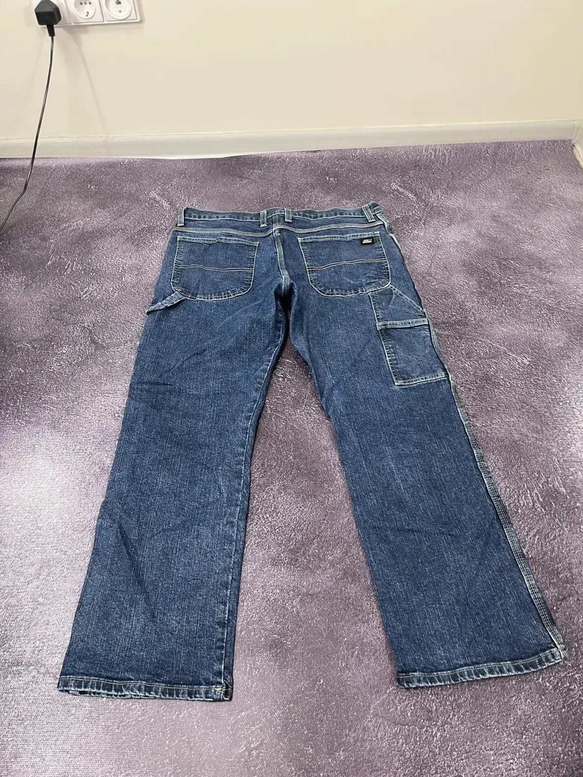 Dickies × Vintage Vintage Dickies Y2K Work Blue Hype Baggy Denim Jeans Size US 36 / EU 52 - 3 Thumbnail