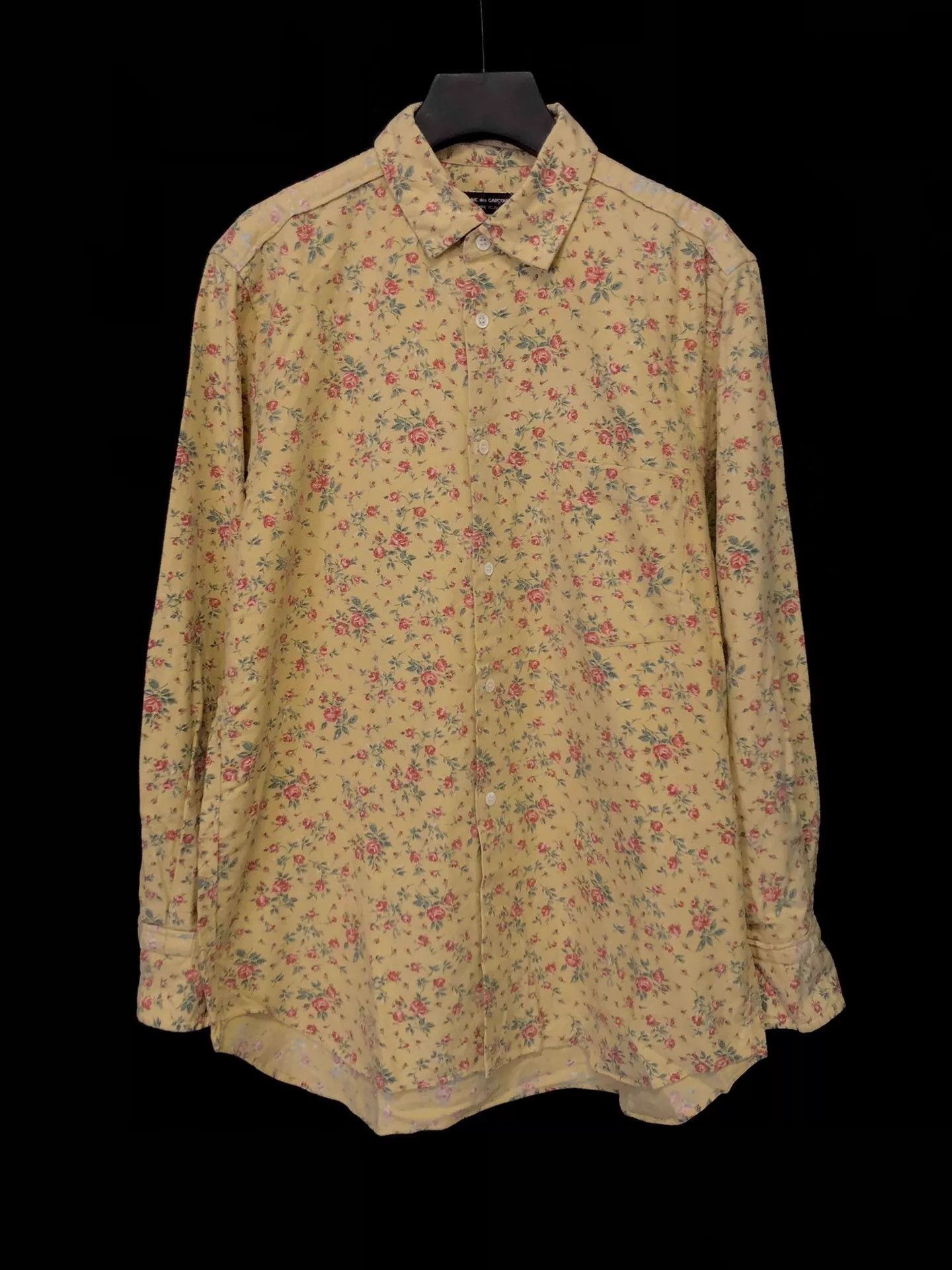 Comme des Garcons Comme des Garçons 1998FW Floral Brushed Cotton Shirt Unisex Size US S / EU 44-46 / 1 - 1 Thumbnail