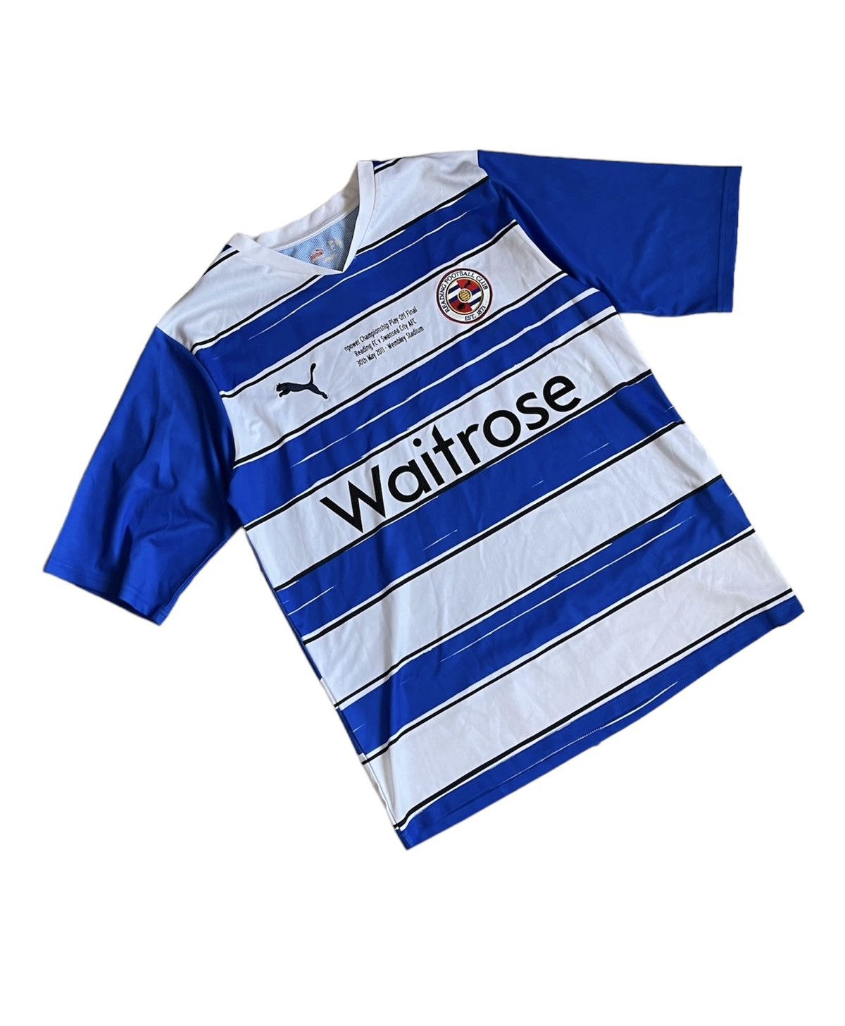 Puma × Vintage Vintage Puma Reading FC 2011 final gaming jersey rare Size US L / EU 52-54 / 3 - 3 Thumbnail