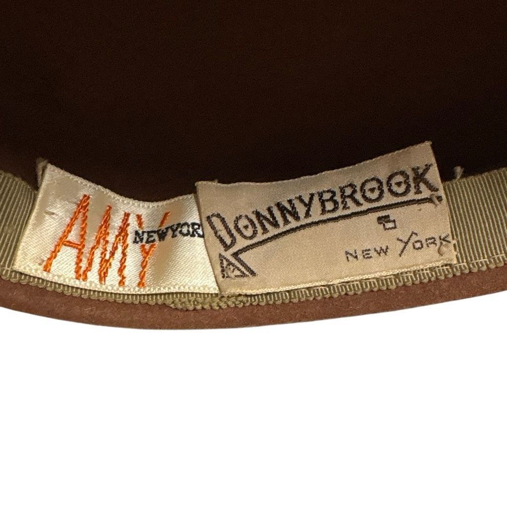 Vintage Donnybrook Amy New York Brown Vintage Beret Embroidered Bee Size ONE SIZE - 7 Thumbnail
