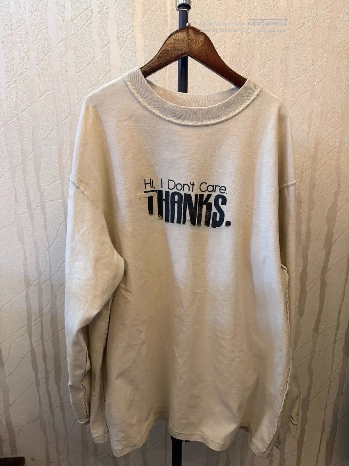 Vetements Vetements HIVER 2019 Runway Long Sleeve Sweatshirt LLLL24 Size US XS / EU 42 / 0 - 1 Thumbnail