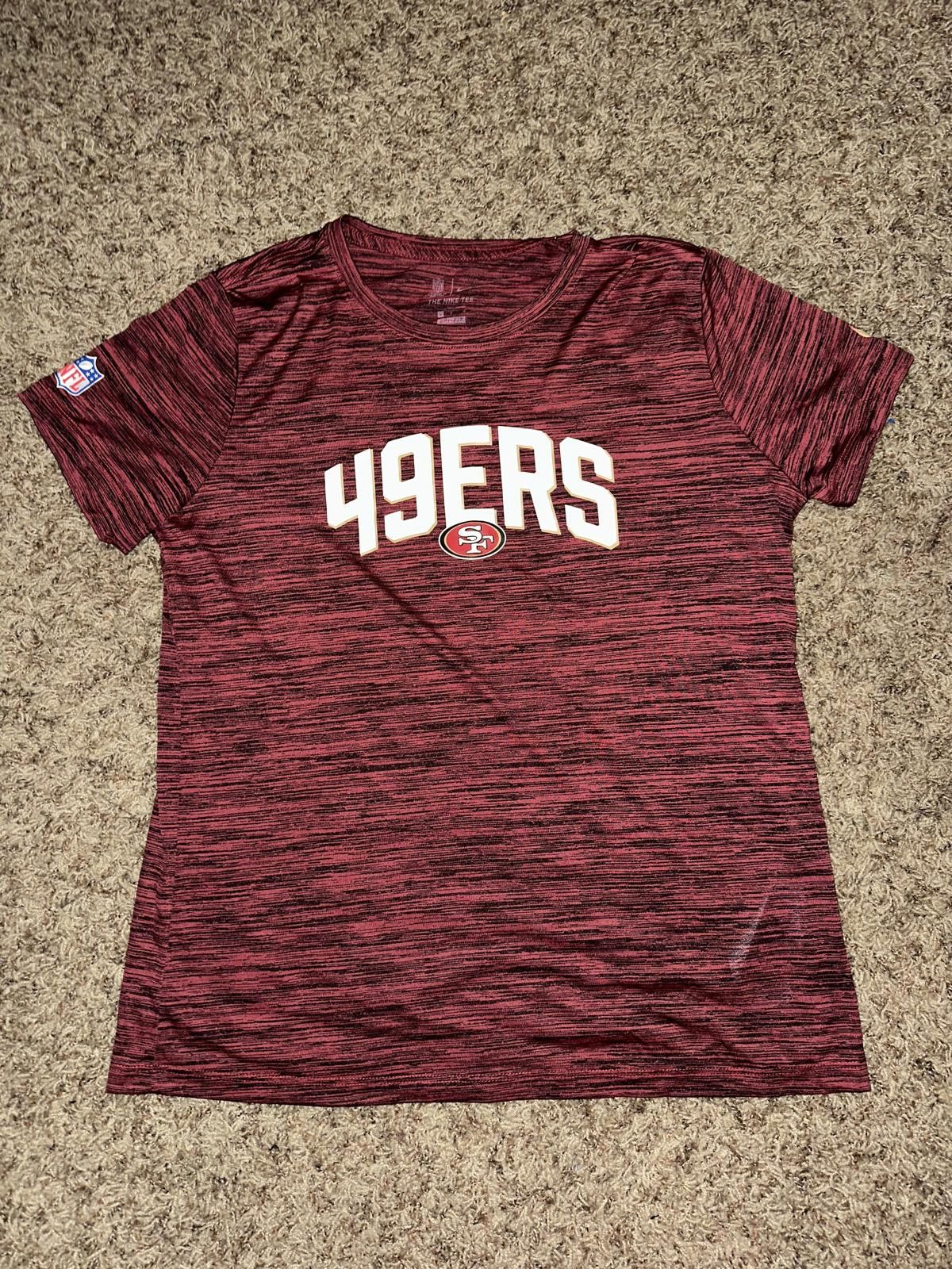 Nike Nike Women’s San Francisco 49ers Sideline Velocity T-Shirt Size L / US 10 / IT 46 - 1 Thumbnail