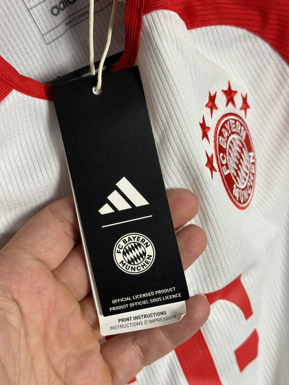 Adidas KIDS New Bayern Munchen 23/24 Home Football Jersey T-Shirt Size US XS / EU 42 / 0 - 10 Thumbnail
