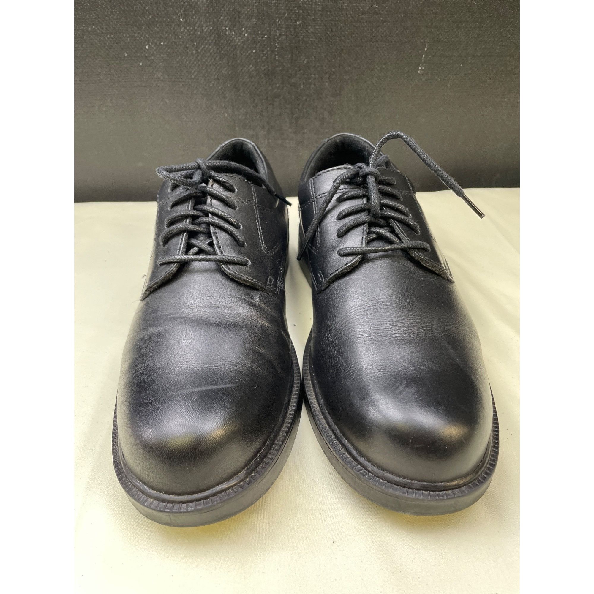 Nunn Bush Black Leather Lace-Up Oxfords Pre-Owned Men’s Size 8 Amazon.com | Nunn Bush Men Griff Plain Toe Oxford  main image 2