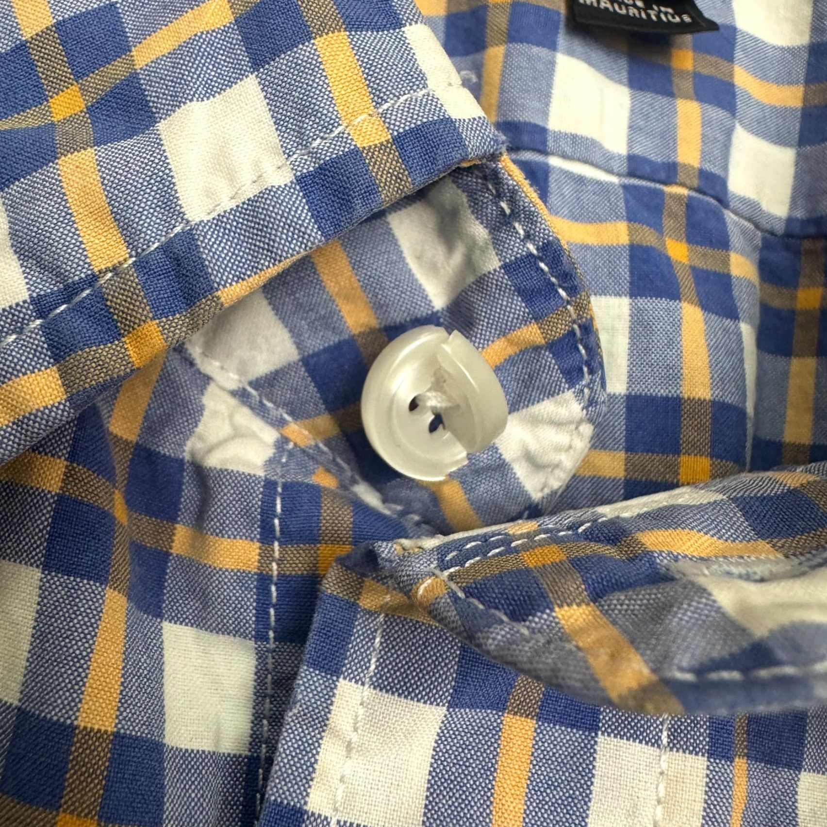 J.Crew J.Crew Slim Fit Button Down Shirt Mens M Blue Orange Plaid Cotton Casual Size US M / EU 48-50 / 2 - 5 Thumbnail