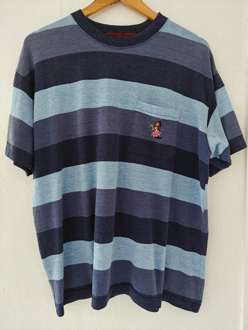 Katharine Hamnett London KATHARINE HAMNETT DENIM STRIPES POCKET SHIRT Size US M / EU 48-50 / 2 - 1 Thumbnail