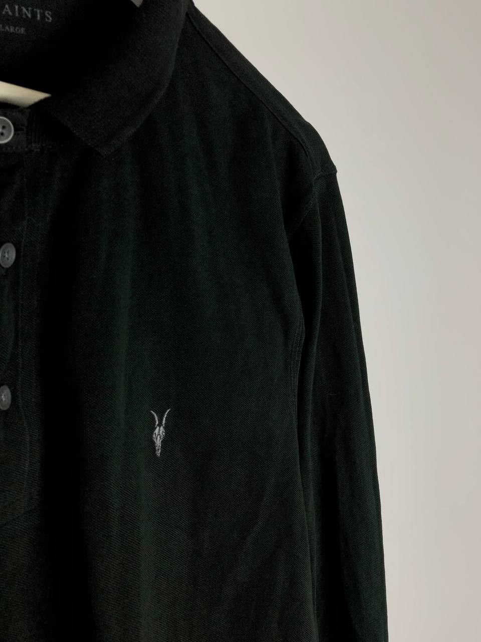 Allsaints Allsaints Longsleeve Pullover Jumper Embroidered Logo Black Size US XL / EU 56 / 4 - 4 Thumbnail