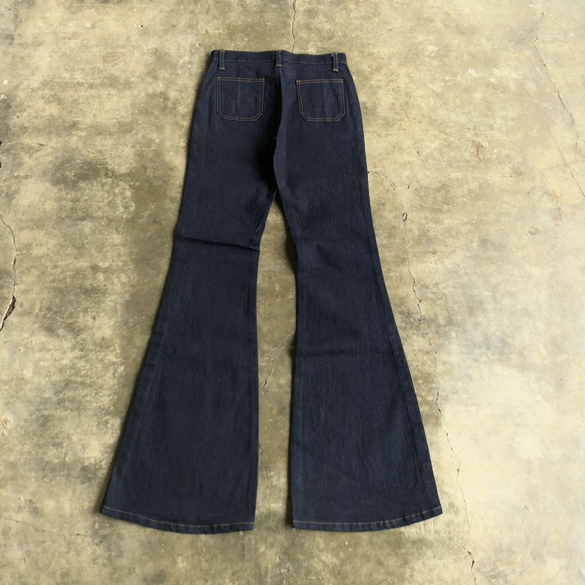 14th Addiction 2000s Et-Boite Button Raw Denim Flared Jeans Lgb Size US 26 / EU 42 - 8 Thumbnail