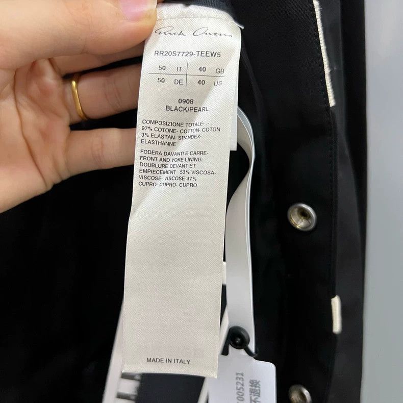 Rick Owens Rick Owens Spliced strap lapel jacket-2505 Size US L / EU 52-54 / 3 - 4 Thumbnail