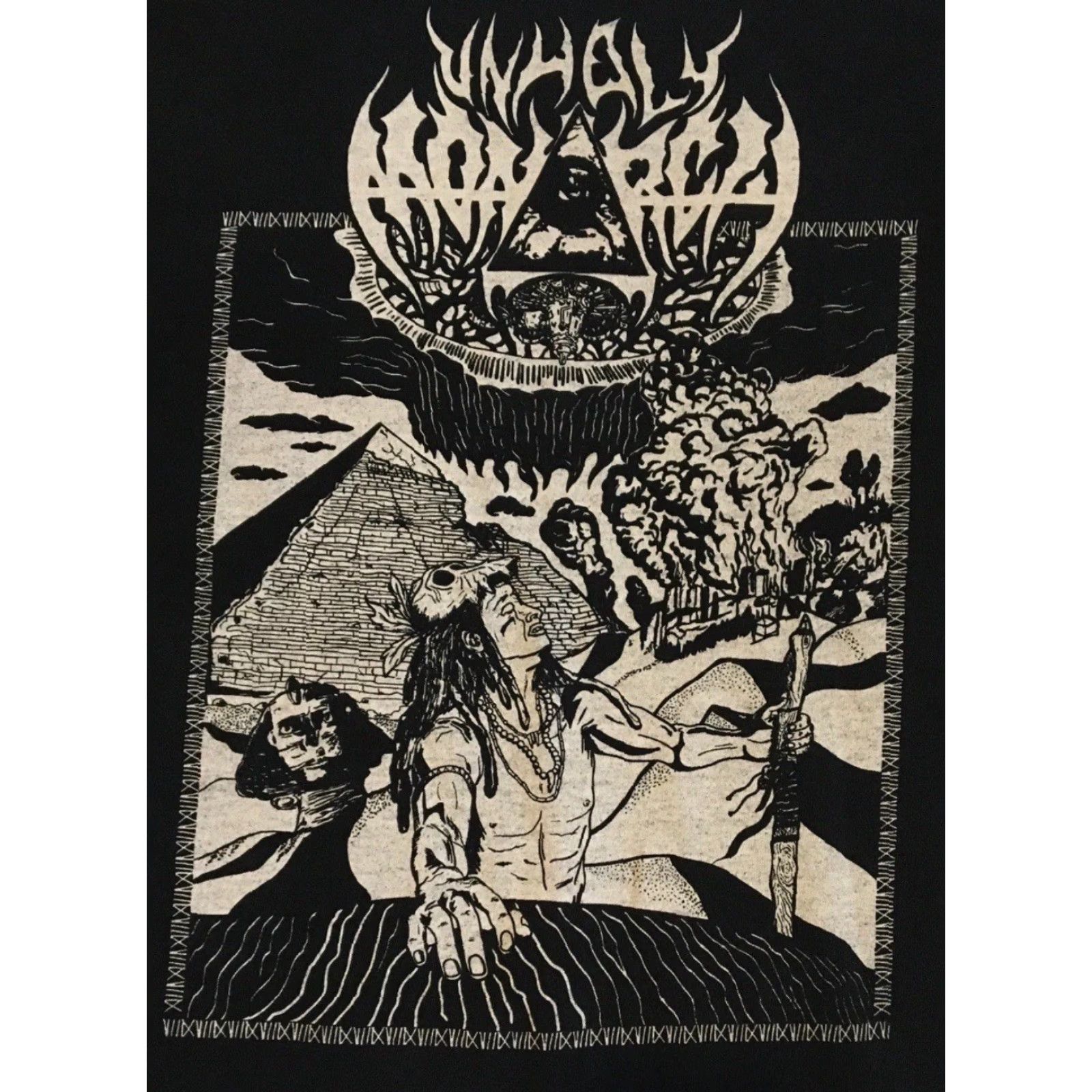 Vintage Megadeth Unholy Monarch T-Shirt Black S Short Sleeve Vintage Grunge 80s 90s Rock Band Concert Emo Goth Y2K Mens Shirts Size US S / EU 44-46 / 1 - 3 Thumbnail